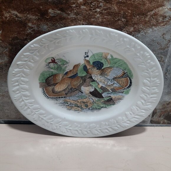 VTG Adams England Audubon Ruffed Grouse Birds of America Decorative Plate Chippe - Picture 13 of 14